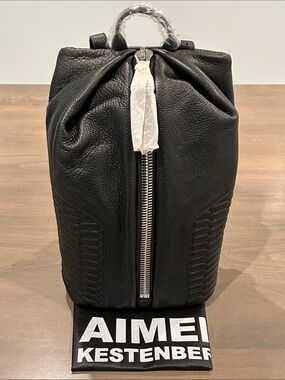 Aimee Kestenberg Black Pebbled Leather Tamitha II Backpack